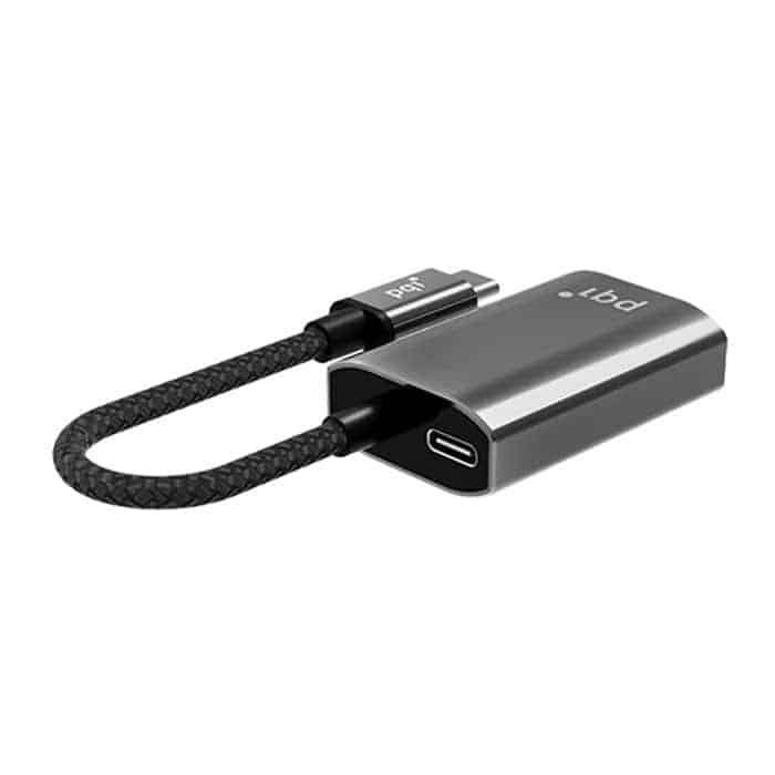 (image for) 2 Port USB-C to VGA Adaptor + USB Type C PD Charge PortPC MAC